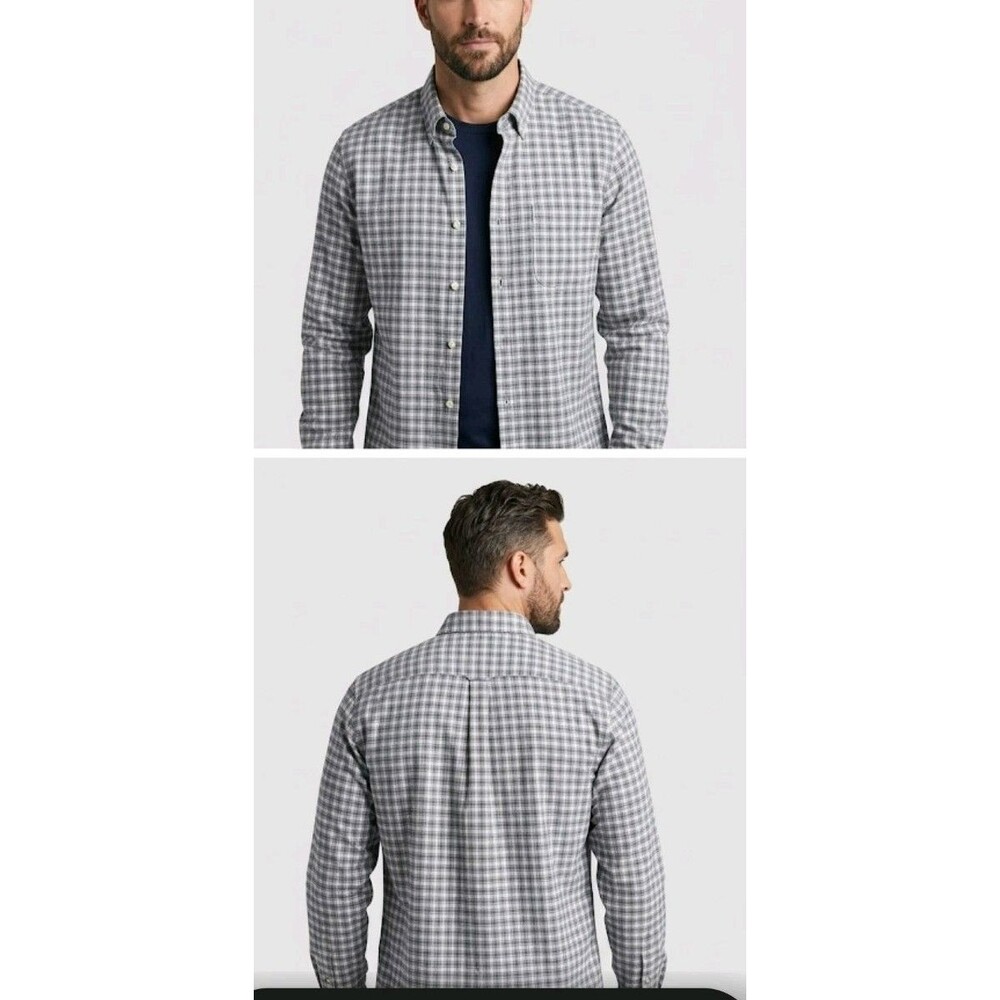 Lucky Brand Men's Shirt Size L Saturday Stretch Classic Fit Button Down...